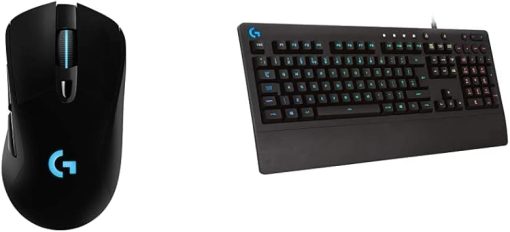 Logitech G703 Wireless Gaming Mouse with Hero 25K Sensor and G213 Keyboard