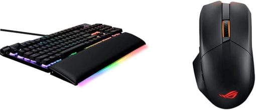 ASUS ROG Strix Flare II Animate RGB Keyboard and ROG Chakram X Mouse