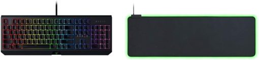 Razer BlackWidow Mechanical Gaming Keyboard and Goliathus Mousepad