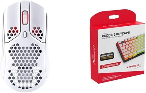 HyperX Pulsefire Haste Wireless Gaming Mouse and Pudding Keycap Set