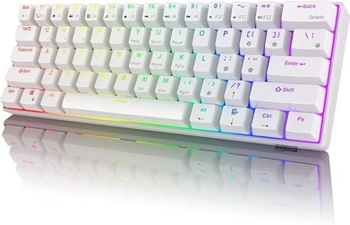 RK Royal Kludge RK61 Mechanical Keyboard with 112 PBT Keycaps Combo - Image 2