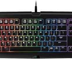 Razer Black Widow Chroma Gaming Keyboard Detachable Cord RGB Renewed