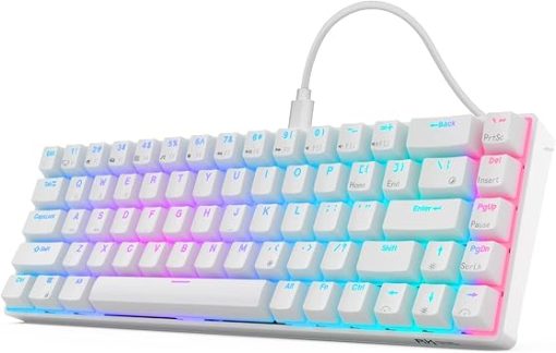 RK Royal Kludge RK68 Wired 65% Mechanical Keyboard RGB Backlit
