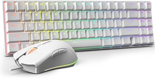 RK Royal Kludge RK71 Wireless Mechanical Keyboard and Gaming Mouse