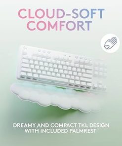 Logitech G715 Wireless Mechanical Gaming Keyboard White Mist Renewed 2