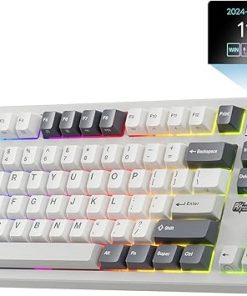 RK Royal Kludge S85 Wireless Mechanical TKL Keyboard with Knob