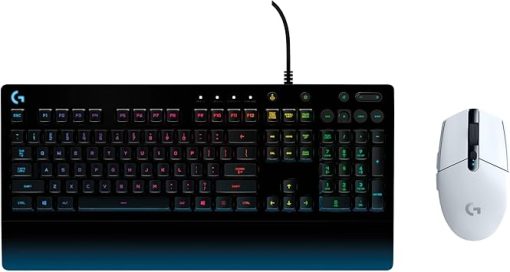 Logitech G305 Wireless Gaming Mouse and G213 Keyboard Bundle White