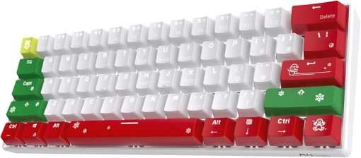 RK ROYAL KLUDGE RK61 Wireless 60% Mechanical Gaming Keyboard White