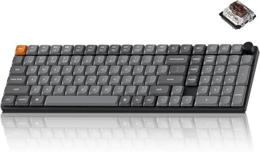 Keychron K17 Max Ultra Slim Wireless Mechanical Keyboard White LED