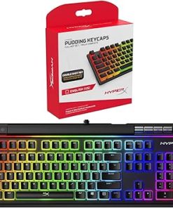 HyperX Alloy Elite 2 Gaming Keyboard Red Switch Pudding Keycaps Renewed