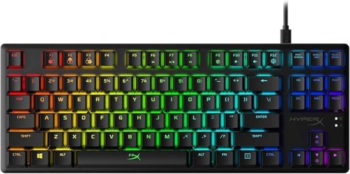 HyperX Alloy Origins Core Red Switch with Black Pudding Keycaps - Image 2