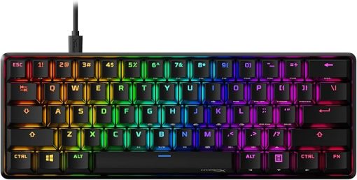 HyperX Alloy Origins 60 Mechanical Gaming Keyboard Pudding Keycaps - Image 2