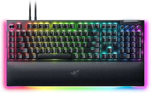 Razer BlackWidow V4 Pro Mechanical Gaming Keyboard with Orange Switches