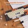 RK Royal Kludge RK61 Mechanical Keyboard with 112 PBT Keycaps Combo 4