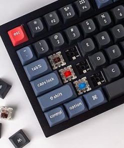 Keychron Q3 Wired Mechanical Keyboard TKL Gateron Brown Switch Black 2