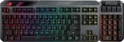 ASUS ROG Claymore II Wireless TKL RGB Gaming Keyboard and Mouse Pad - Image 2